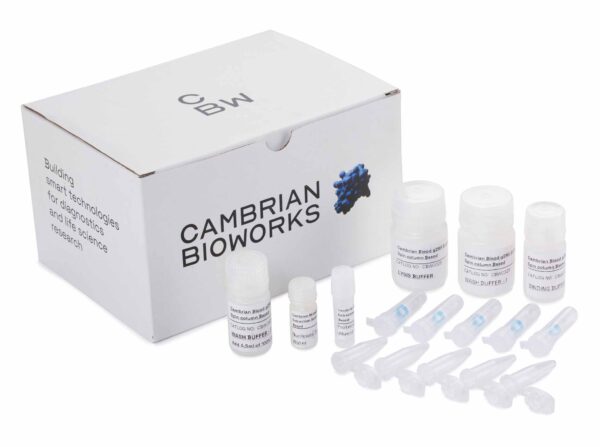 genomic DNA extracted using Cambrian blood DNA extraction kit